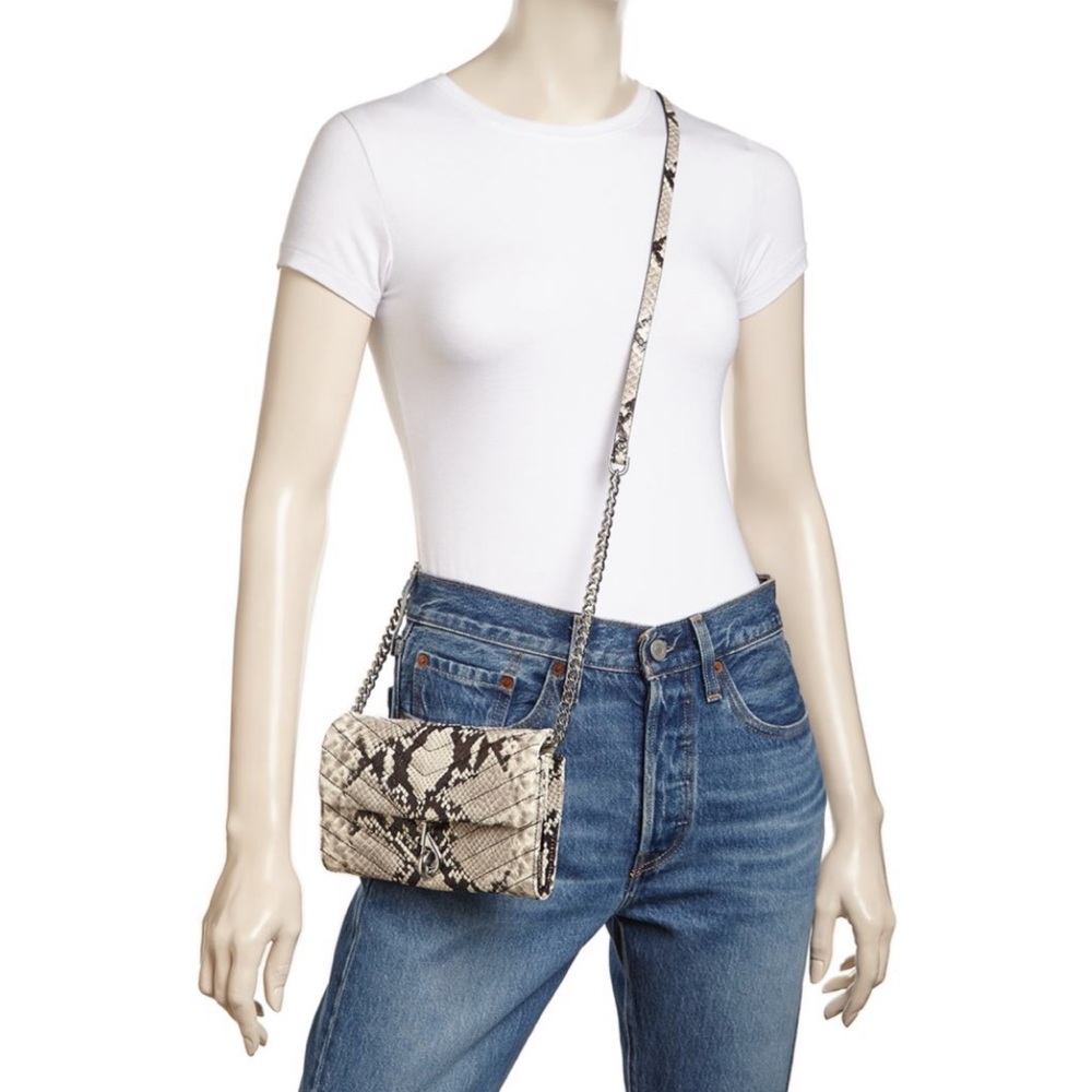 HP! Rebecca Minkoff Python Crossbody Wallet Purse NWT - Picture 3 of 11